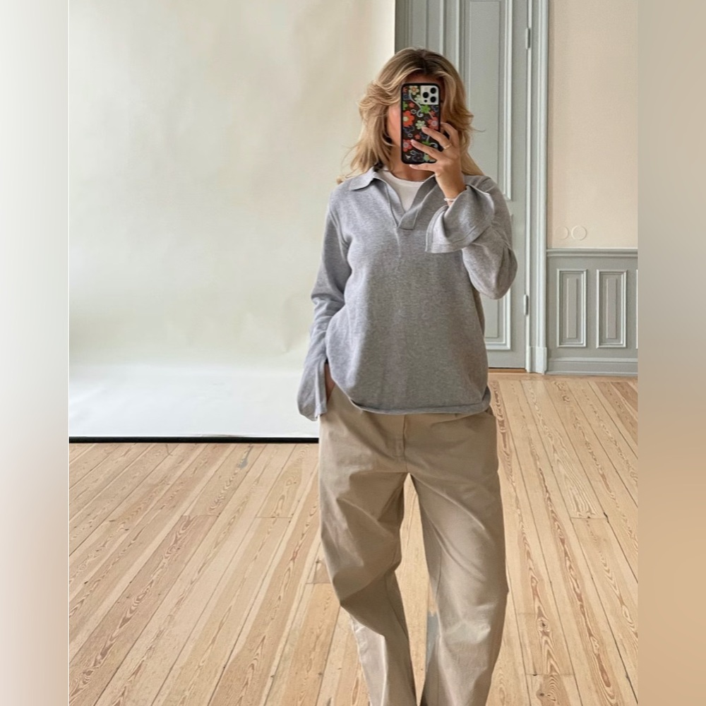 DJERF AVENUE Getaway Top Grey